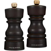 Cole & Mason London salt- og peberkværnsæt 13 cm Chocolate
