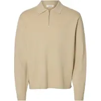 Selected Teller Relaxed Fit Halv Lynlås Sweater
