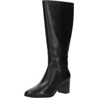 Caprice Boots, black, made of Leather with Block heel, Size 42