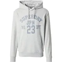 Superdry Superdrytil mænd. M2014091A Sweatshirt Athletic Ess grå (XL), Casual, Bomuld