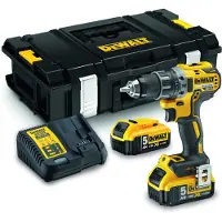 DeWalt DCD791P2 - Bor/driver - ledningfri - 2-hastigheders - nøgleløs borepatron 13 mm - 70 N·m - 2 batterier - 18 V
