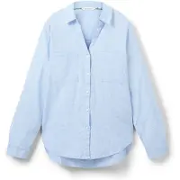 Tom Tailor With Slub Structure 1035247 Langærmet Bluse