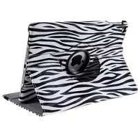 Mtp Products iPad 9.7 2017/2018 Roterende Cover - Zebra
