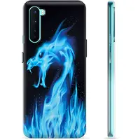 Mtp Products OnePlus Nord TPU Cover - Blå Ild Drage