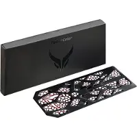 PowerColor SBP-790002, Bagplade, Aluminium, Plast, Red Devil RX 7900, 322,4 mm, 119,2 mm, 13,5 mm