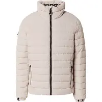 Superdry Superdrytil mænd. M5011757A Quiltet jakke med Fuji-print, grå (XL), Casual, Genanvendt polister, Bæredygtig