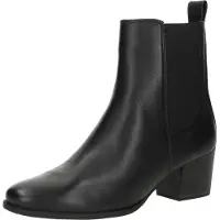 Caprice Bootie, black, made of Leather and synthetic with Block heel, Size 41