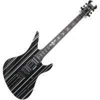 Schecter Synyster Gates Standard Black w/ Silver Pinstripes