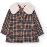 Boboli Jacquard Check Jakke