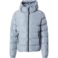Superdry Superdrytil mænd. M5011905A Sportspufferjakke med hætte, grå (S), Casual, Polyester