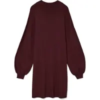 Vero Moda Strikkjole 'VMNANCY' burgunder