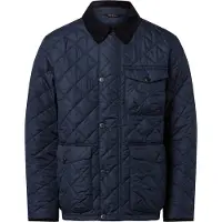 Barbour - Jakker - Hornby Quilted Jacket Navy til UnisexUld - Størrelse L - Flåde