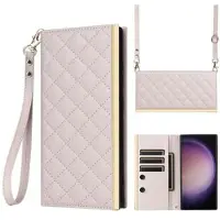Mtp Products Samsung Galaxy S24 Ultra Luksus Vatteret Pung - Beige