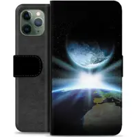 Mtp Products iPhone 11 Pro Premium Flip Cover med Pung - Verdensrum