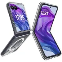 Mtp Products Motorola Razr 50 Ultra Hybrid Cover - MagSafe Kompatibel - Gennemsigtig