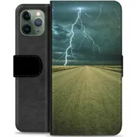 Mtp Products iPhone 11 Pro Premium Flip Cover med Pung - Storm