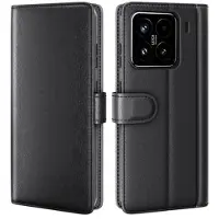 Mtp Products Xiaomi 15 Læderpung med Stativ - Sort