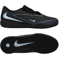 Nike Phantom 6 Low Academy-fodboldsko til indendørs - sort