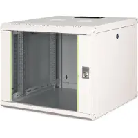 Digitus SoHoline DN-19 09U-6/6 - Kabinet - vægmonterbar - grå, RAL 7035 - 9U - 19