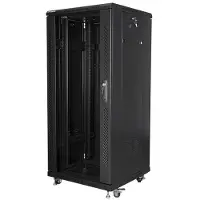 Lanberg FF01 series - rack - 600 x 600 flat pack - 27U