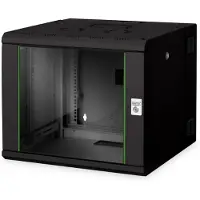 Digitus Professional Unique DN-19 09-U-3-SW - Rack kabinet - vægmonterbar - sort, RAL 9005 - 9U - 19