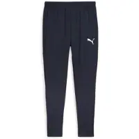 Puma Træningsbukser teamGOAL Slim - Navy/Hvid, størrelse X-Small