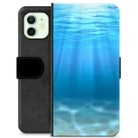 Mtp Products iPhone 12 Premium Flip Cover med Pung - Hav