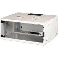 Digitus SOHO PRO Series - Kabinet - 540x400 mm (BxD) - vægmonterbar - RAL 7035, lysegrå - 4U - 19