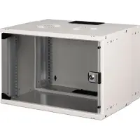 Digitus SOHO PRO Series - Kabinet - 540x400 mm (BxD) - vægmonterbar - RAL 7035, lysegrå - 7U - 19