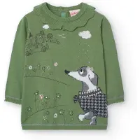 Boboli Knitwear Kjole Med Lange ærmer