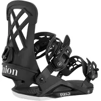 Union - Snowboardbindinger - Rosa Black til Unisex - Størrelse L - Sort