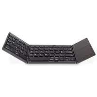 Mtp Products Foldbart Trådløst Tastatur med Touchpad BK06 - Sort