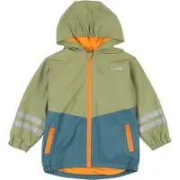 Playshoes Funktionsjakke petroleum / pastelgrøn / orange / sølv
