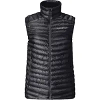 Norrøna - Mærker - Trollveggen Down800 Super Light Vest M Caviar Black til UnisexUld - Størrelse S - Sort