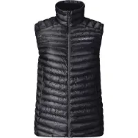 Norrøna - Mærker - Trollveggen Down800 Super Light Vest W Caviar Black til UnisexUld - Størrelse M - Sort