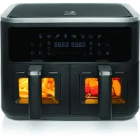 Fritel SnackTastic 8480 DUO, Varmluftsteger, 9 L, 1,35 kg, 40 °C, 200 °C, 8 person(er)