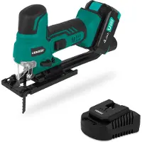 Vonroc Stiksav 20V - Ergonomisk greb | Præcis og kraftfuld | Inkl. 2.0Ah akku og oplader