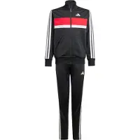 Adidas Træningsdragt 'Seasonal Essentials Tiberio' rød / sort / hvid