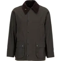 Barbour Klassisk Bedale Voksjakke i Olivengrøn Mørkegrøn Grøn måle