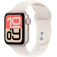 Apple Watch SE 3 GPS 40mm Starlight Aluminium Case with Starlight Sport Band - M/L