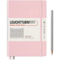 Leuchtturm - Notesbog Hardcover Medium A5-251 Nummererede sider til skrivning og journalisering (Powder Squared)