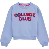 We fashion Sweatshirt lyseblå / mørkeblå / hummer / pink