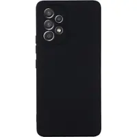 Mtp Products Samsung Galaxy A33 5G Liquid Silikone Cover med Strop - Sort