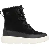Sorel Vinterstøvler - Youth Explorer III WP - Sort/Sea Salt - - 39 - Vinterstøvle