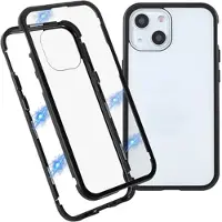 Mtp Products iPhone 13 Magnetisk Cover med Hærdet Glas - Sort