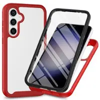 Mtp Products Samsung Galaxy A36/A56 360 Beskyttelse Cover - Rød / Klar