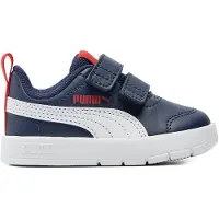 Puma Courtflex V3 Sneakers Toddlers, Shoes, Navy/White/Red, 24