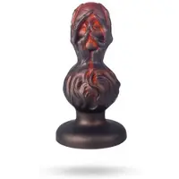 Bad Demon Skullis XL Plug Red/Black 20,5 cm