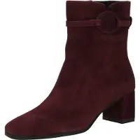 Caprice Bootie, red, made of Leather with Block heel, Size 42
