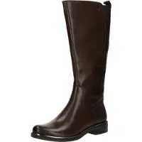 Caprice Boots, brown, made of Leather with Block heel, Size 38